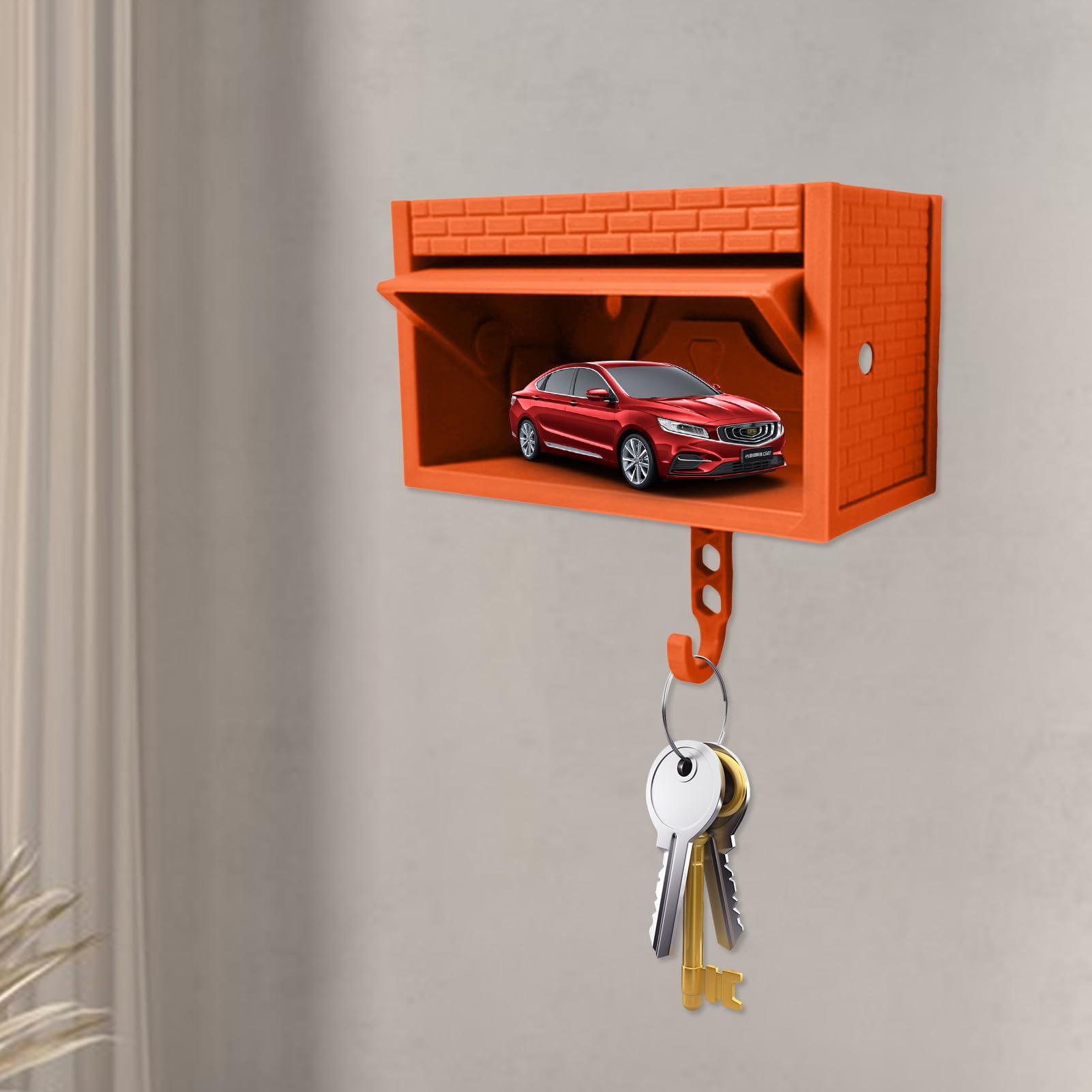 Amazon.com: LINASHI Key Hook with Interactive Garage Door, Multi